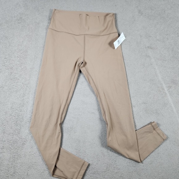 Heynuts Pants - HeyNuts High Waisted Yoga Leggings Womens Size L 12 Tan 27" inseam